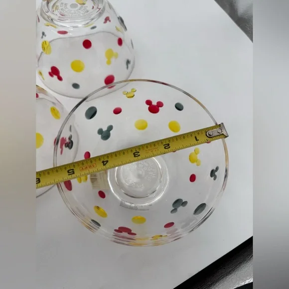 Clear Acrylic Vintage Disney bowls set of 5.